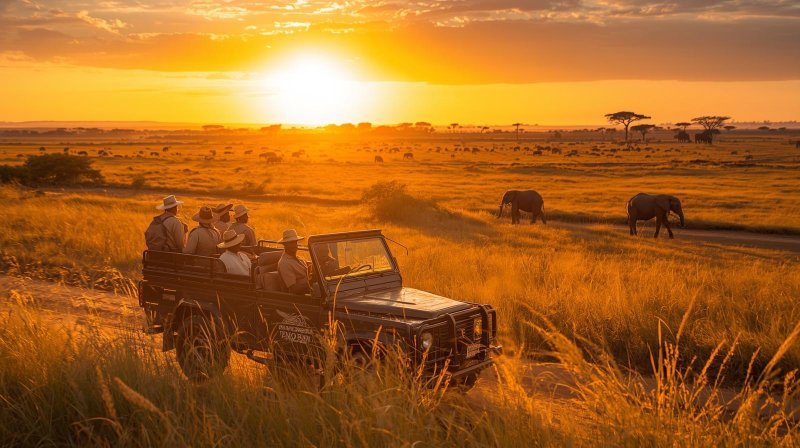 sunset safari